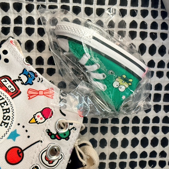Hello Kitty and Friends Sanrio Converse Chuck 70 Hi - White/Pink/Green - Picture 2 of 4